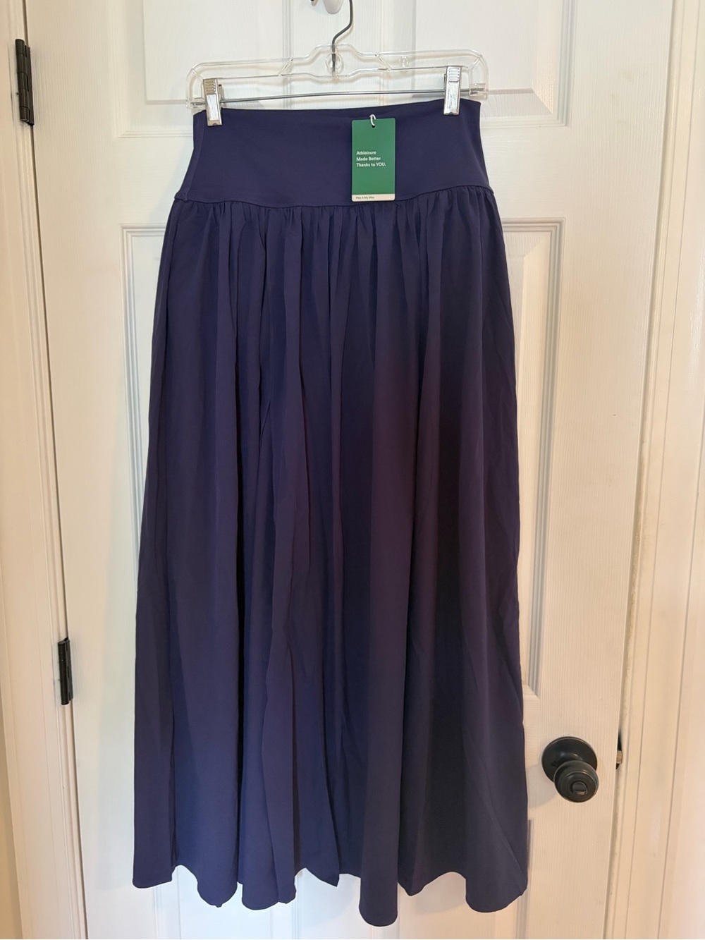NWT Halara Women’s Navy Maxi Skirt with Wide Waistband